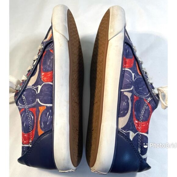 COPY - Coach Barrett Casual Sneakers Shoes Women’s Canvas Sig C Size 6M. Front … - Picture 4 of 8